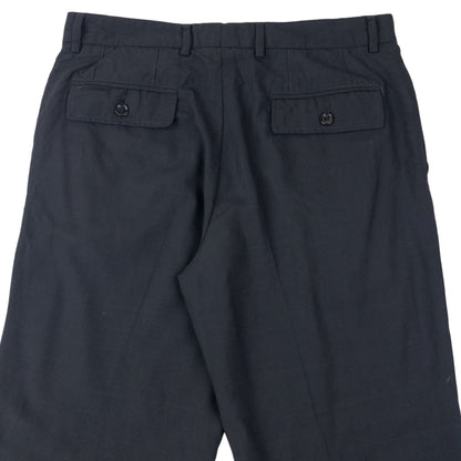 Vintage 2000s Dolce & Gabbana Lightweight Trousers Size W32 | W32, Black