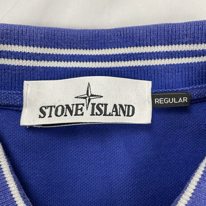 Stone Island Polo Shirt, Size Large | Stone island, Blue