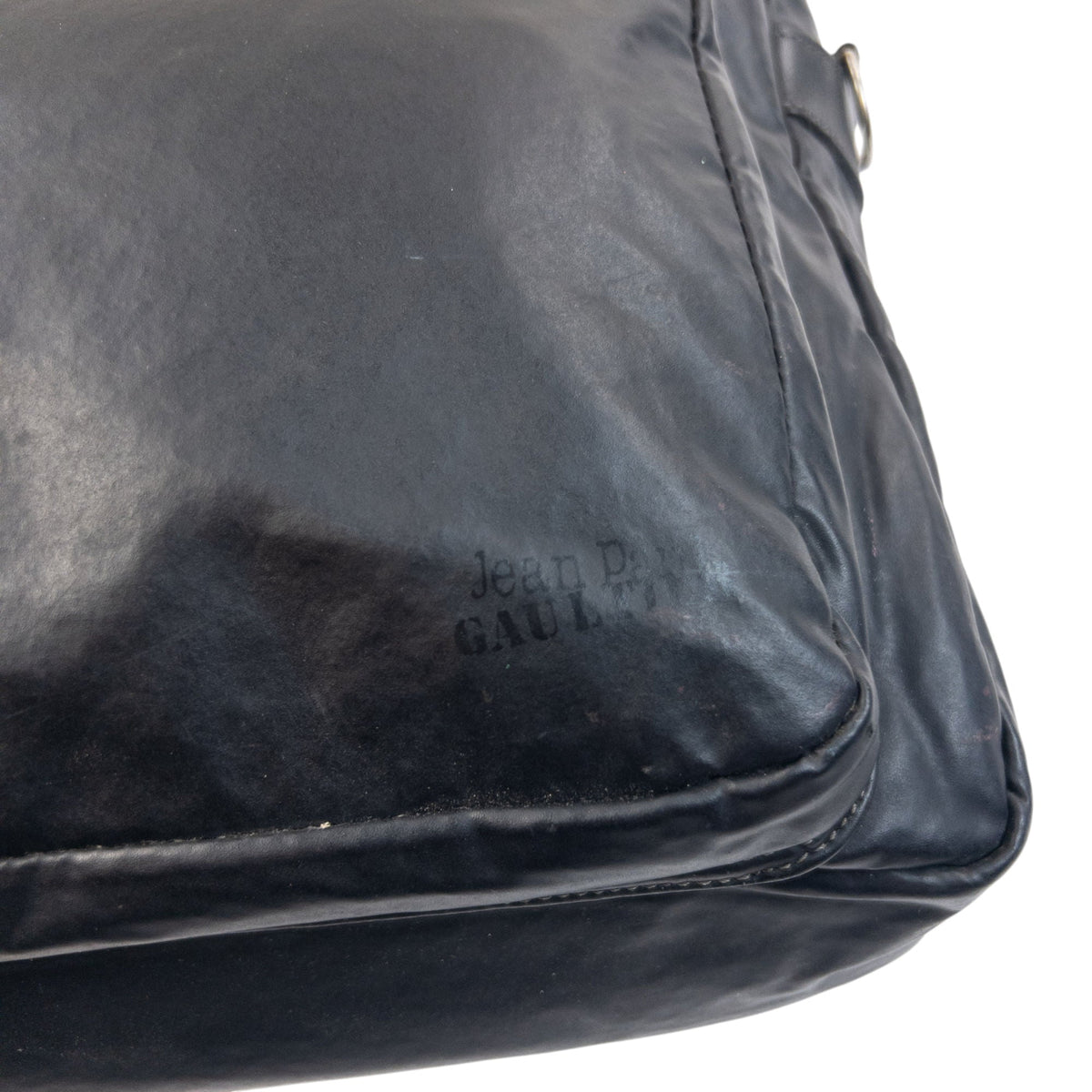 Vintage 2000s Jean Paul Gaultier Leather Handbag | O/S, Black