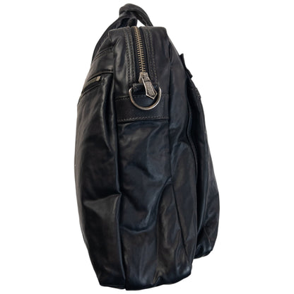 Vintage 2000s Jean Paul Gaultier Leather Handbag | O/S, Black