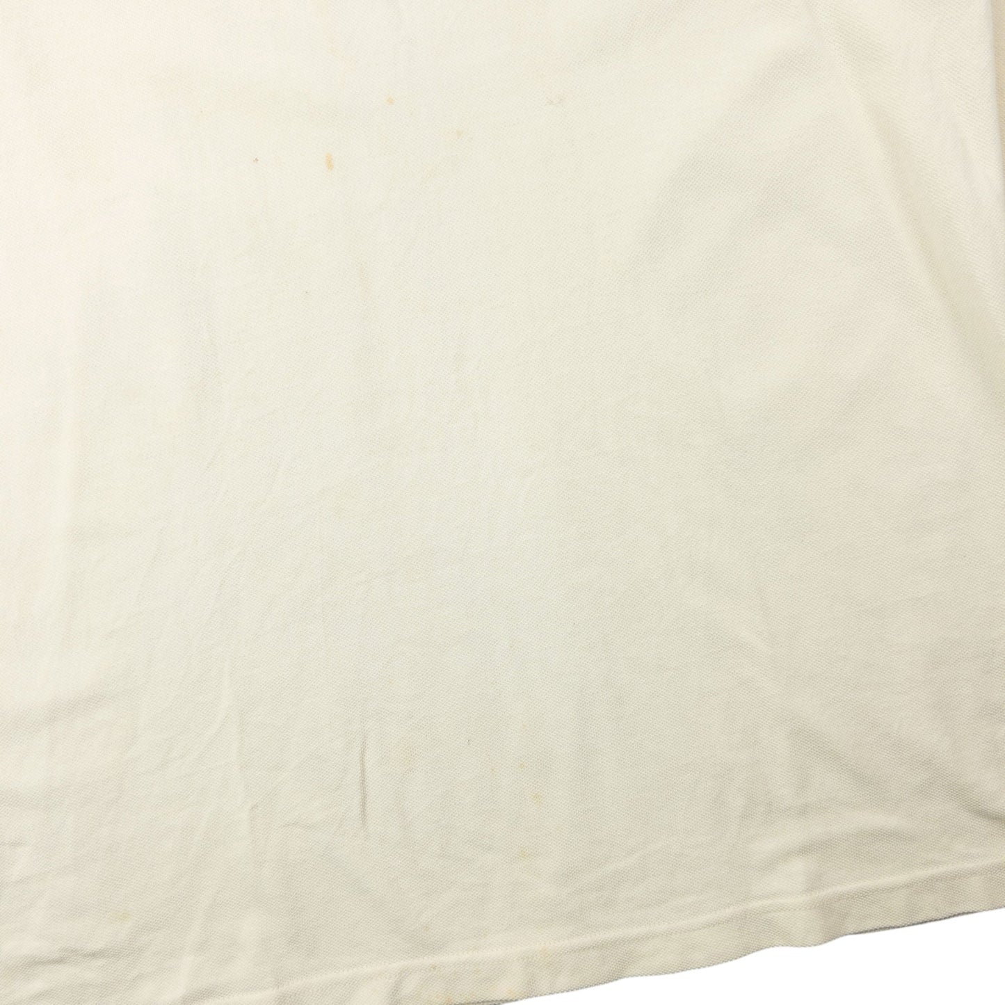 Vintage 90s Burberry Nova Check Collar Long Sleeve Polo Shirt Size M | Medium, Cream