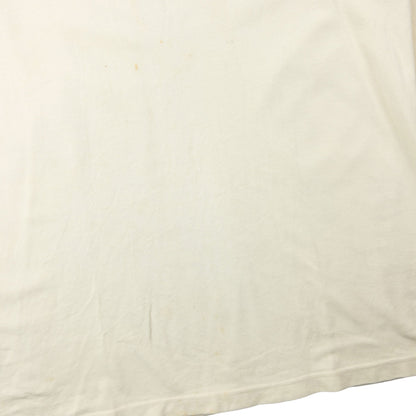 Vintage 90s Burberry Nova Check Collar Long Sleeve Polo Shirt Size M | Medium, Cream
