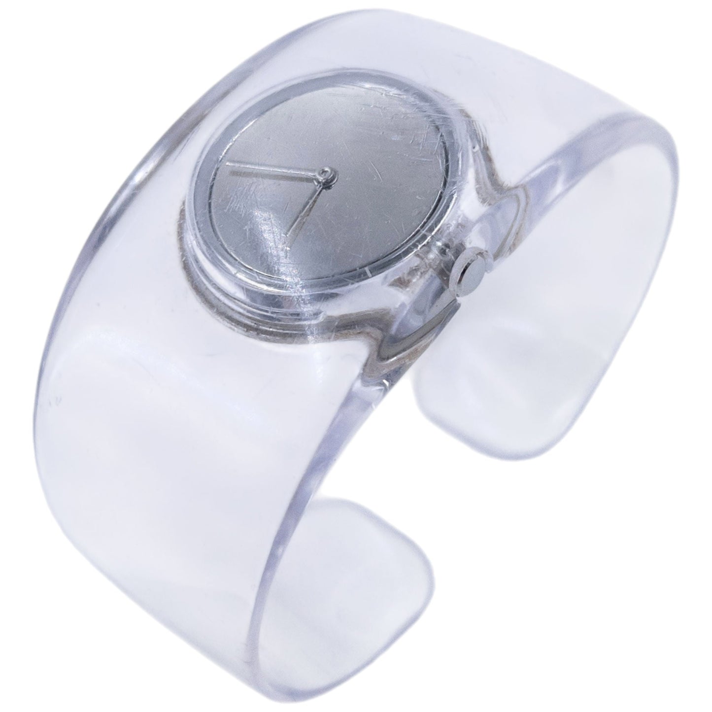 Vintage Issey Miyake X Tokujin Yoshioka Clear Watch Bracelet | O/S, White
