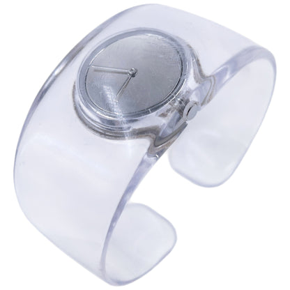 Vintage Issey Miyake X Tokujin Yoshioka Clear Watch Bracelet | O/S, White