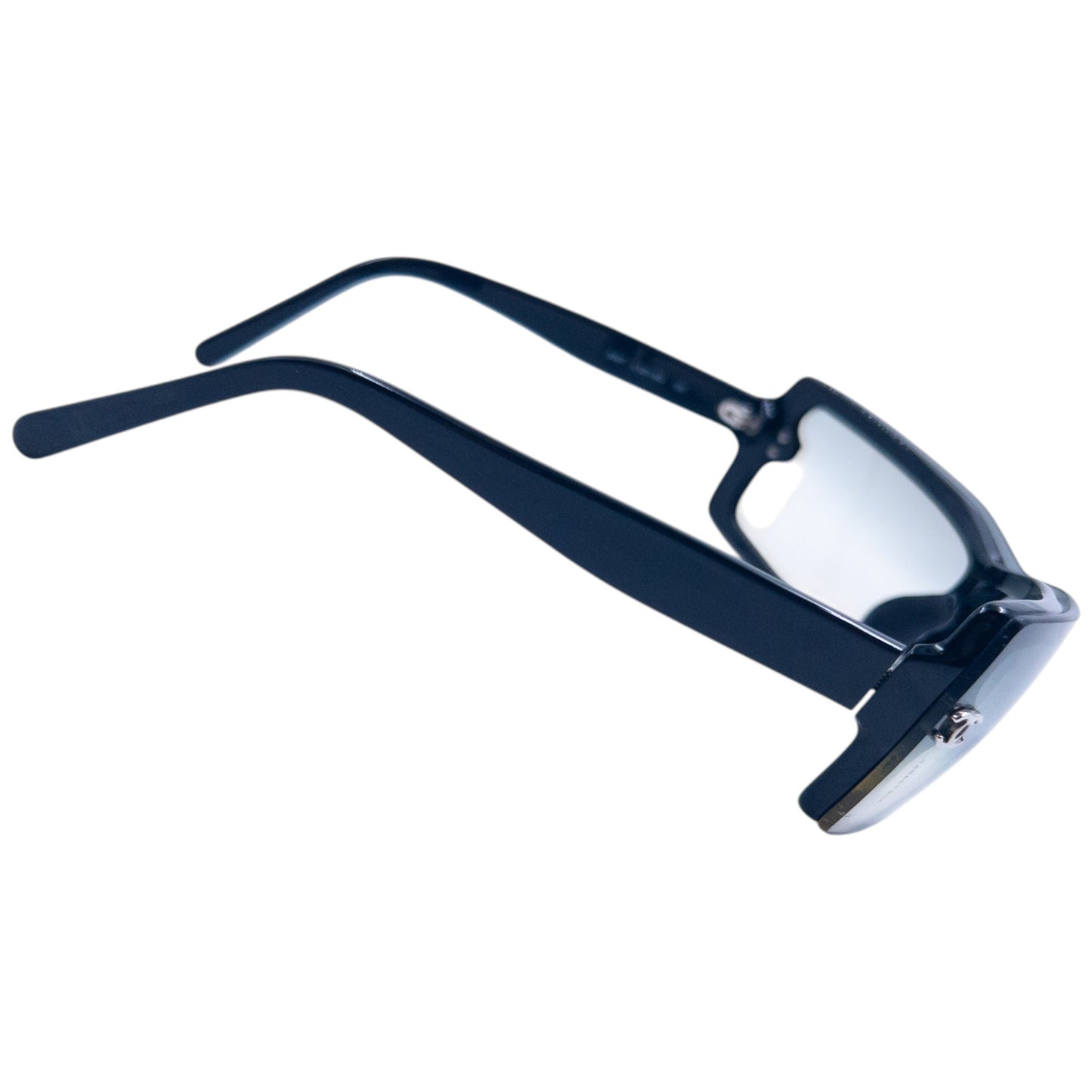 Vintage 2000s Chanel Shield Sunglasses | O/S, Black