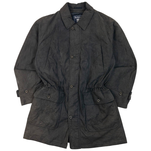 Vintage 90s Burberry Zip Up Jacket Size L | Large, Grey