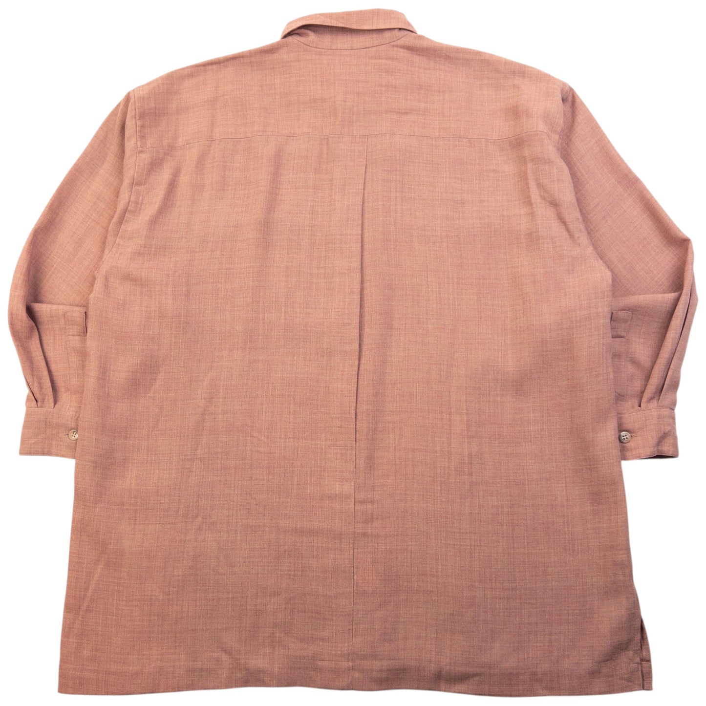 Vintage 2000s Issey Miyake Long Sleeve Button Up Shirt Size L | Large, Beige