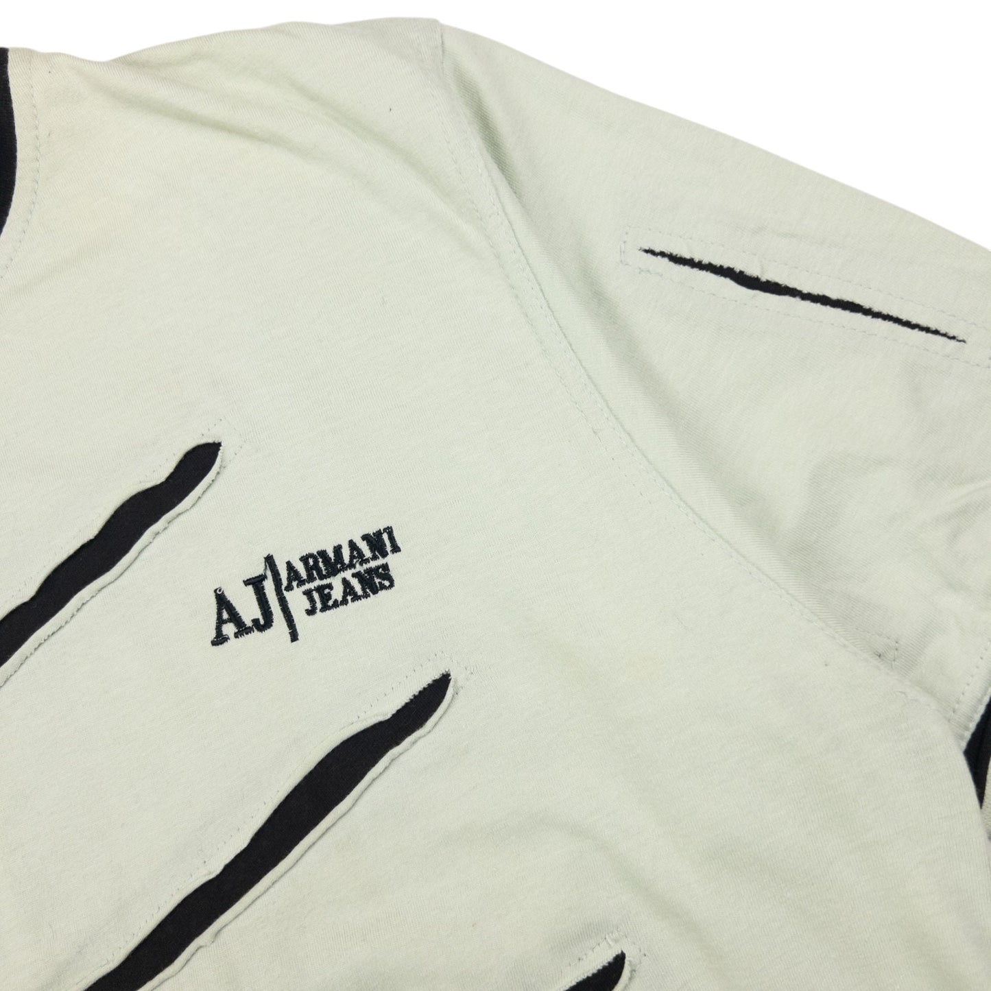 Vintage Armani Jeans Slash T Shirt Size L