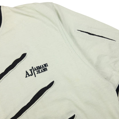 Vintage Armani Jeans Slash T Shirt Size L