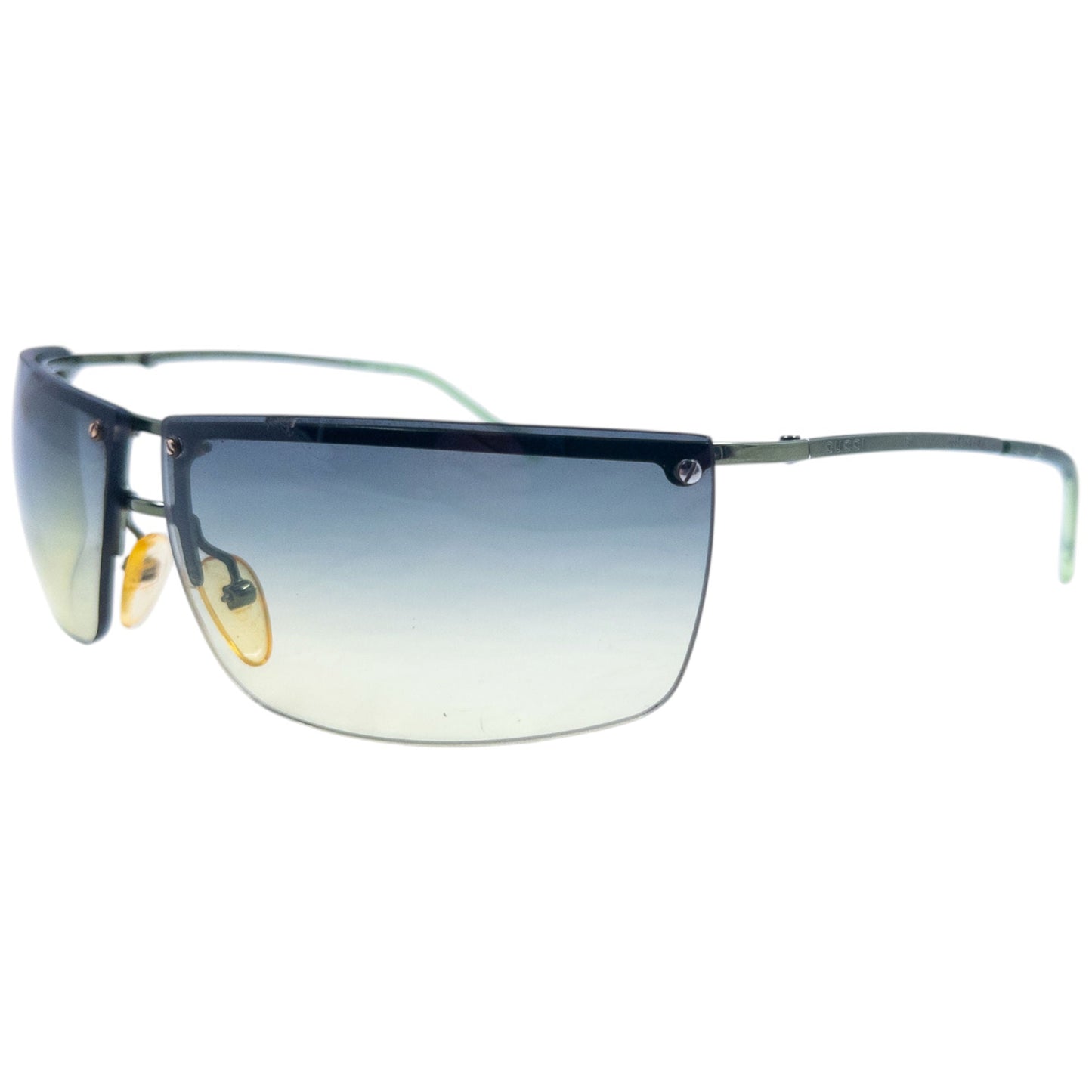 Vintage 2000s Gucci Rimless Sunglasses | O/S, Green