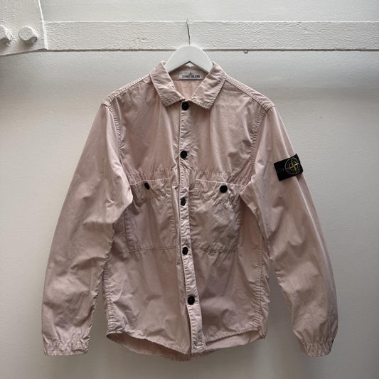 Stone Island Cotton Over Shirt (M) | Medium, Pink