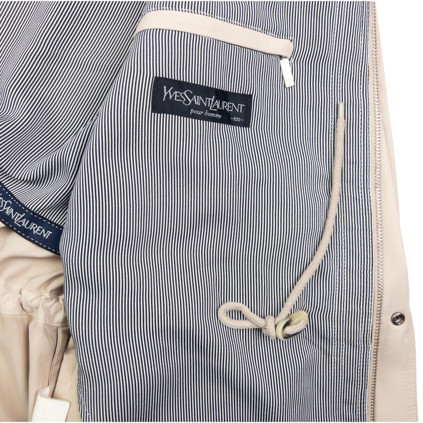 Vintage YSL Yves Saint Laurent Zip Up Jacket Size M