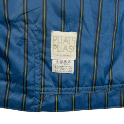 Vintage 90s Pleats Please By Issey Miyake Iridescent Jacket Size XS | XS, Purple