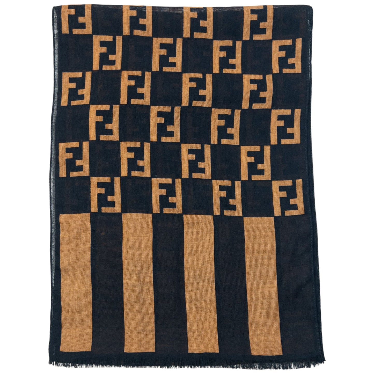 Vintage 90s Fendi Monogram Scarf | O/S, Multicoloured