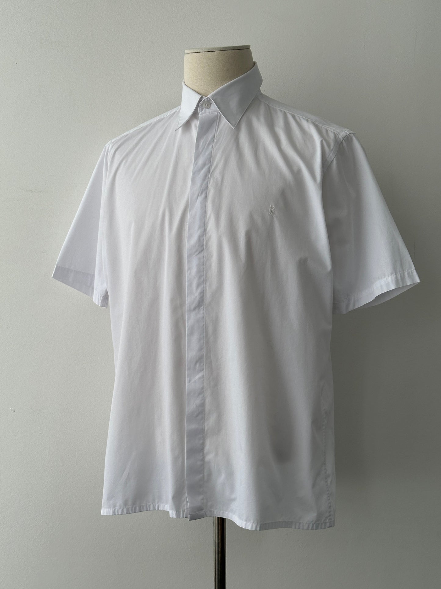 Yves Saint Laurent Pour Homme 2000s Short Sleeve Shirt - L