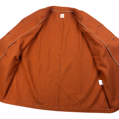 Vintage 90s Yohji Yamamoto Button Up Wool Jacket Size XL | XL, Brown