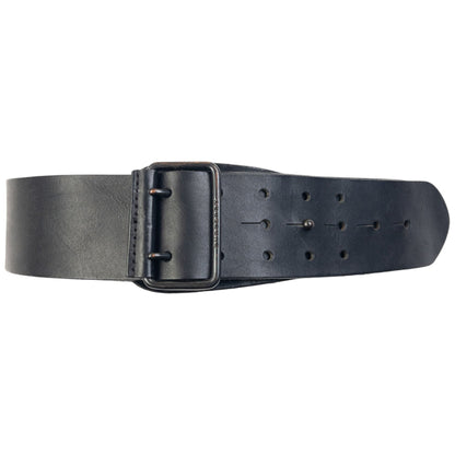 Vintage 2000s Burberry Leather Belt Size XL | O/S, Black
