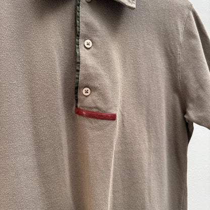 00’s Prada Sport Logo Polo Shirt in brown (M) | Medium, Brown