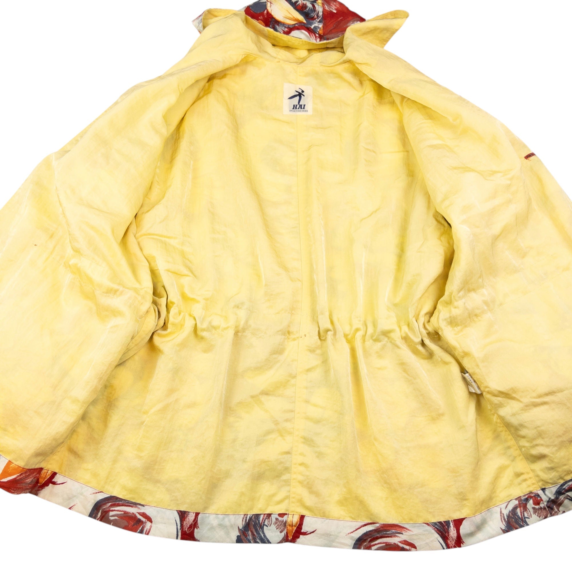 Vintage Hai Sporting Gear By Issey Miyake Floral Jacket Size XL