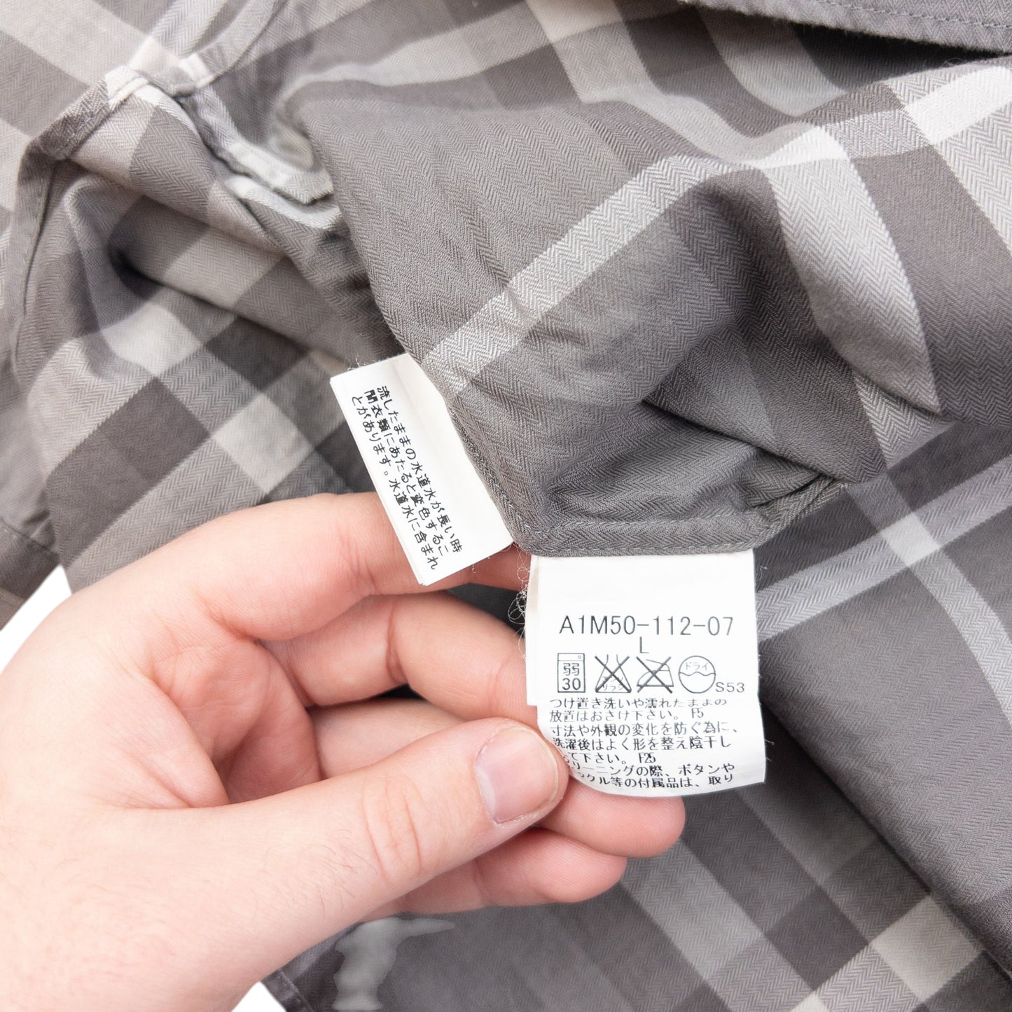 Vintage Burberry Nova Check Long Sleeve Button Up Shirt Size M