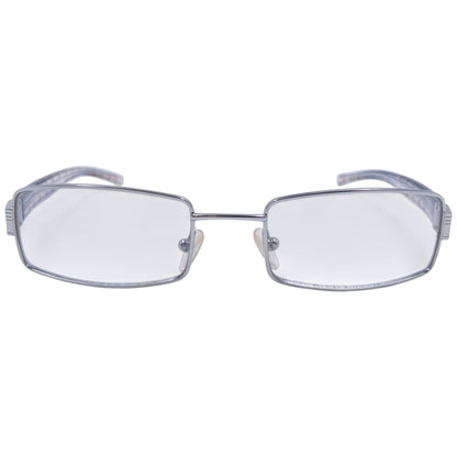Vintage 2000s Burberry Clear Nova Check Sunglasses | O/S, Grey