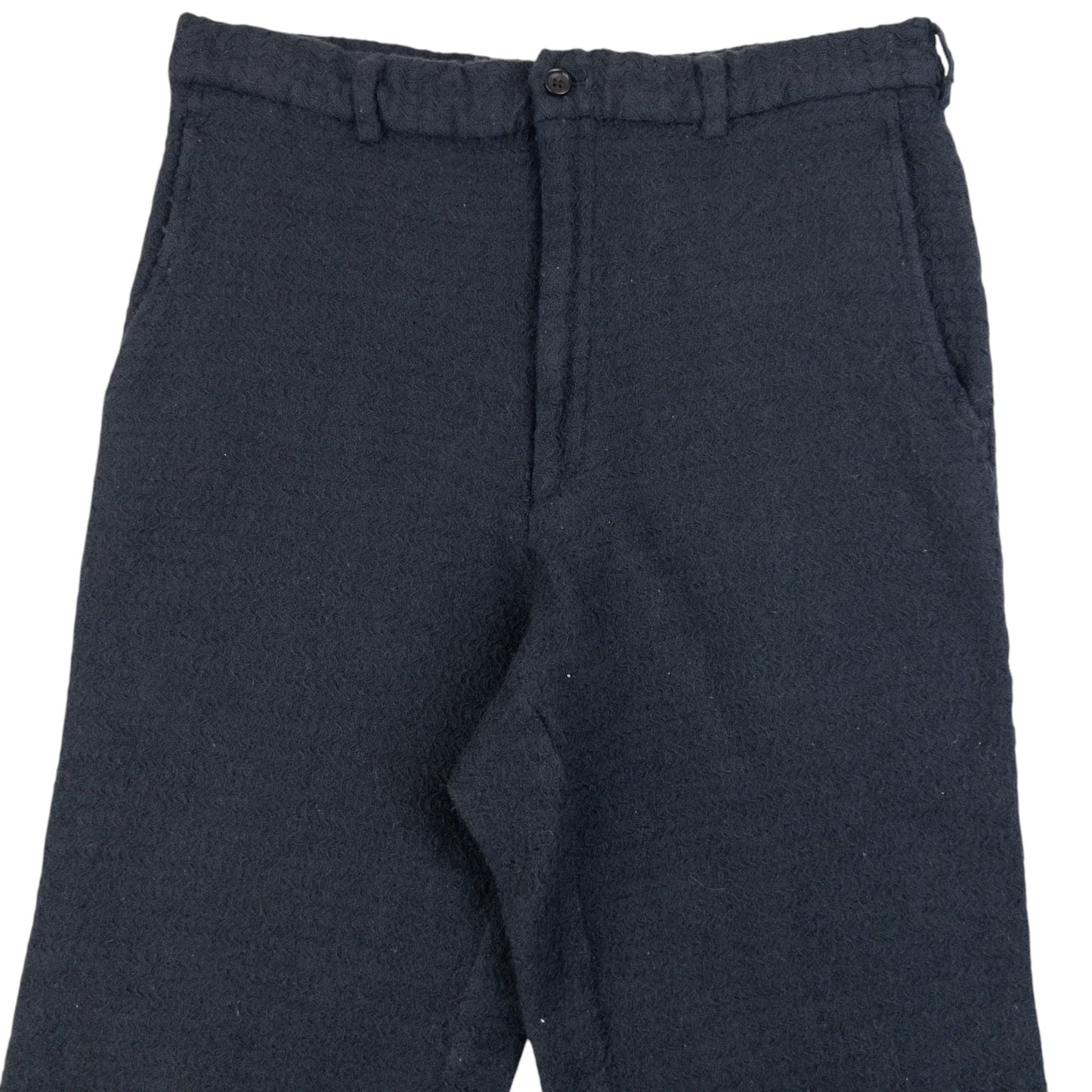 Vintage 2002 Comme Des Garçons HOMME Wool Trousers Size W30 | W30, Black