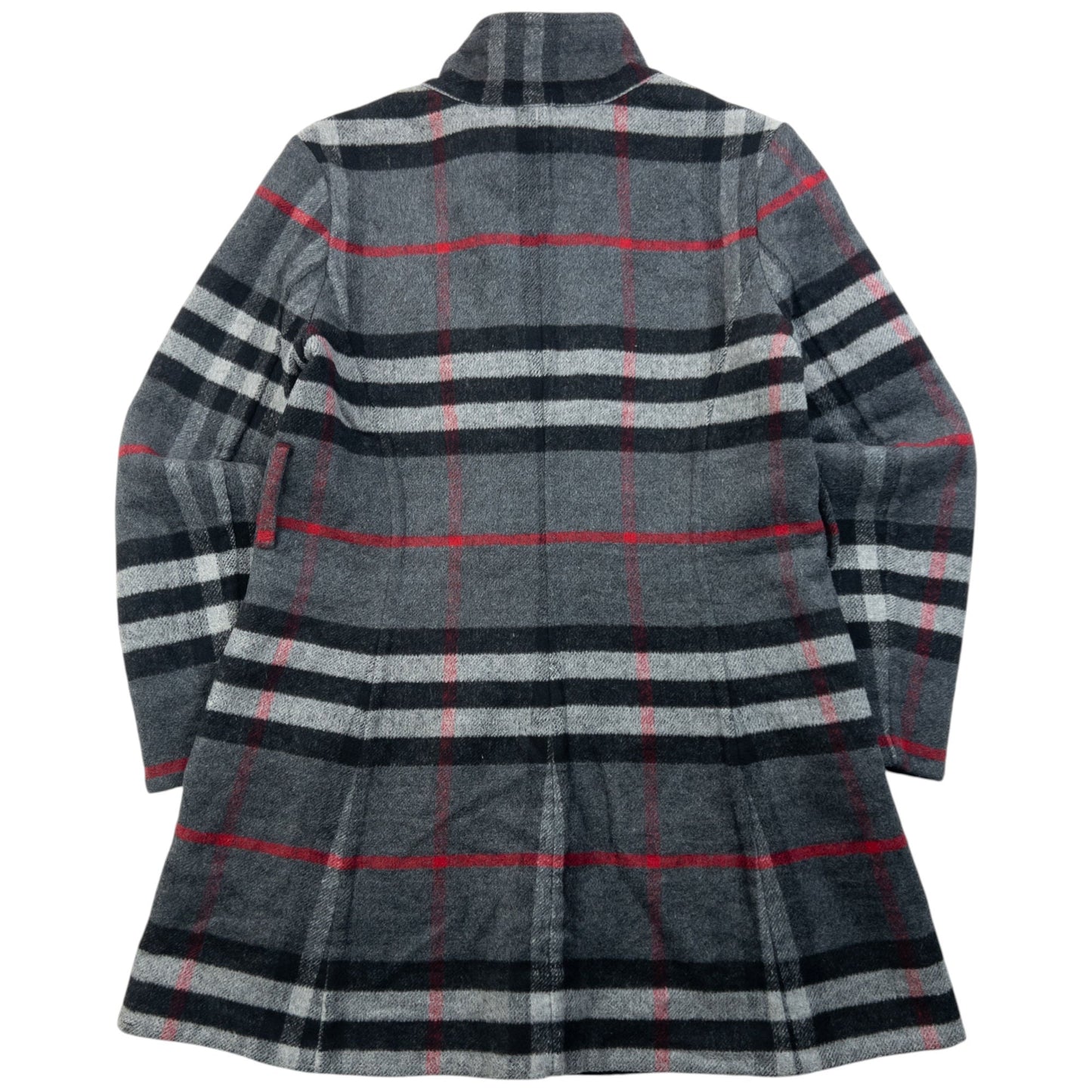 Vintage 2000s Burberry Nova Check Wool Jacket Womens Size S | Small, Grey