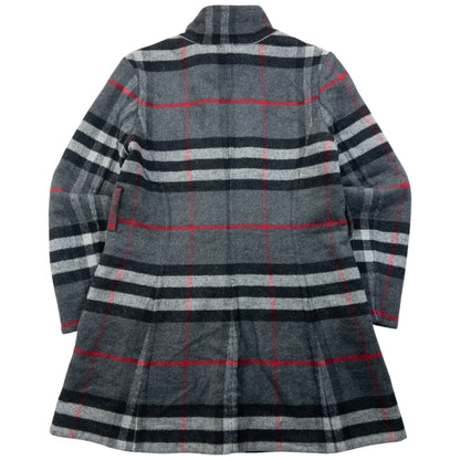 Vintage 2000s Burberry Nova Check Wool Jacket Womens Size S | Small, Grey