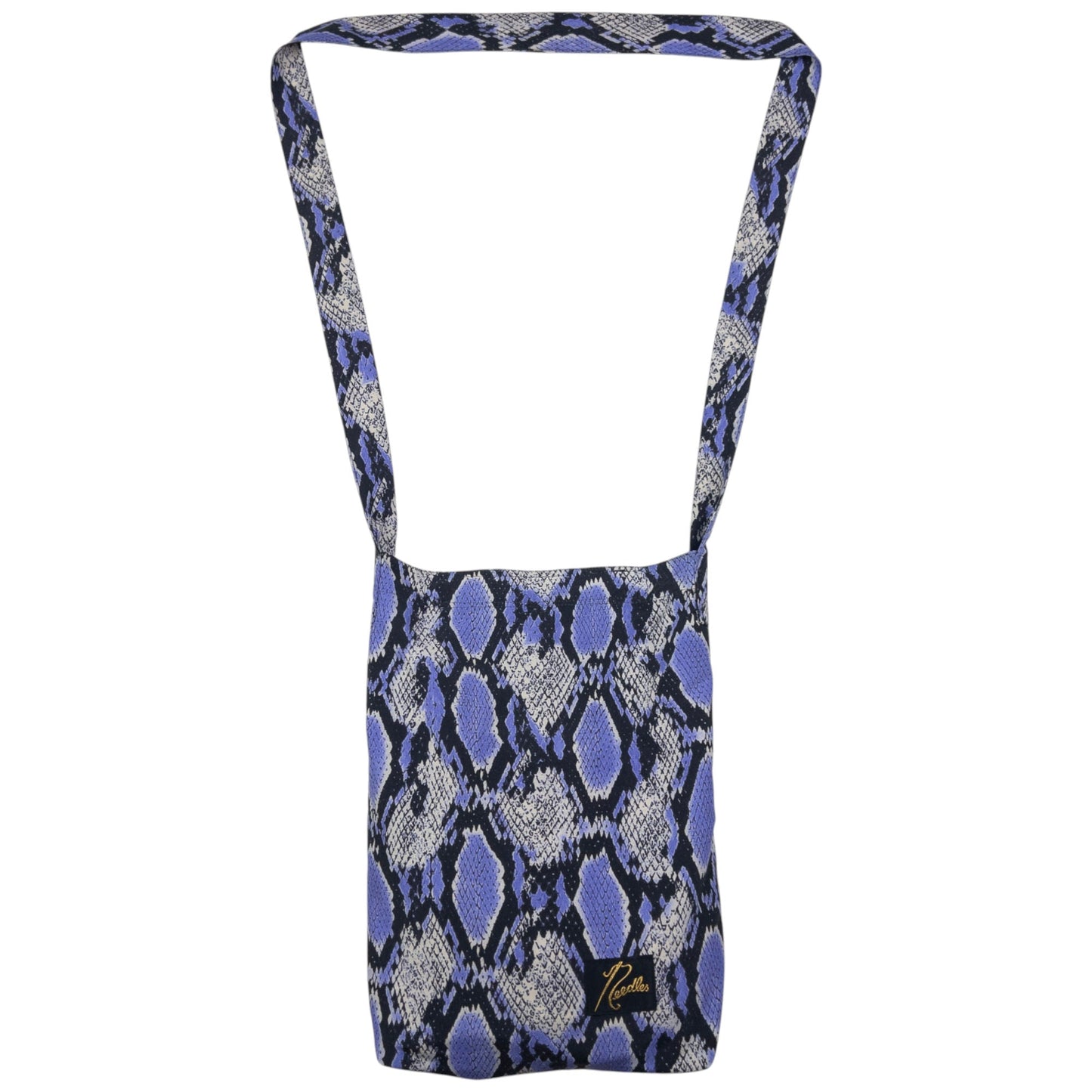 Vintage Needles Lightweight Snakeskin Pattern Crossbody Bag