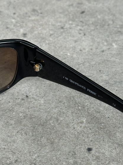Gianfranco Ferre 1990s Oversized Rectangular Sunglasses
