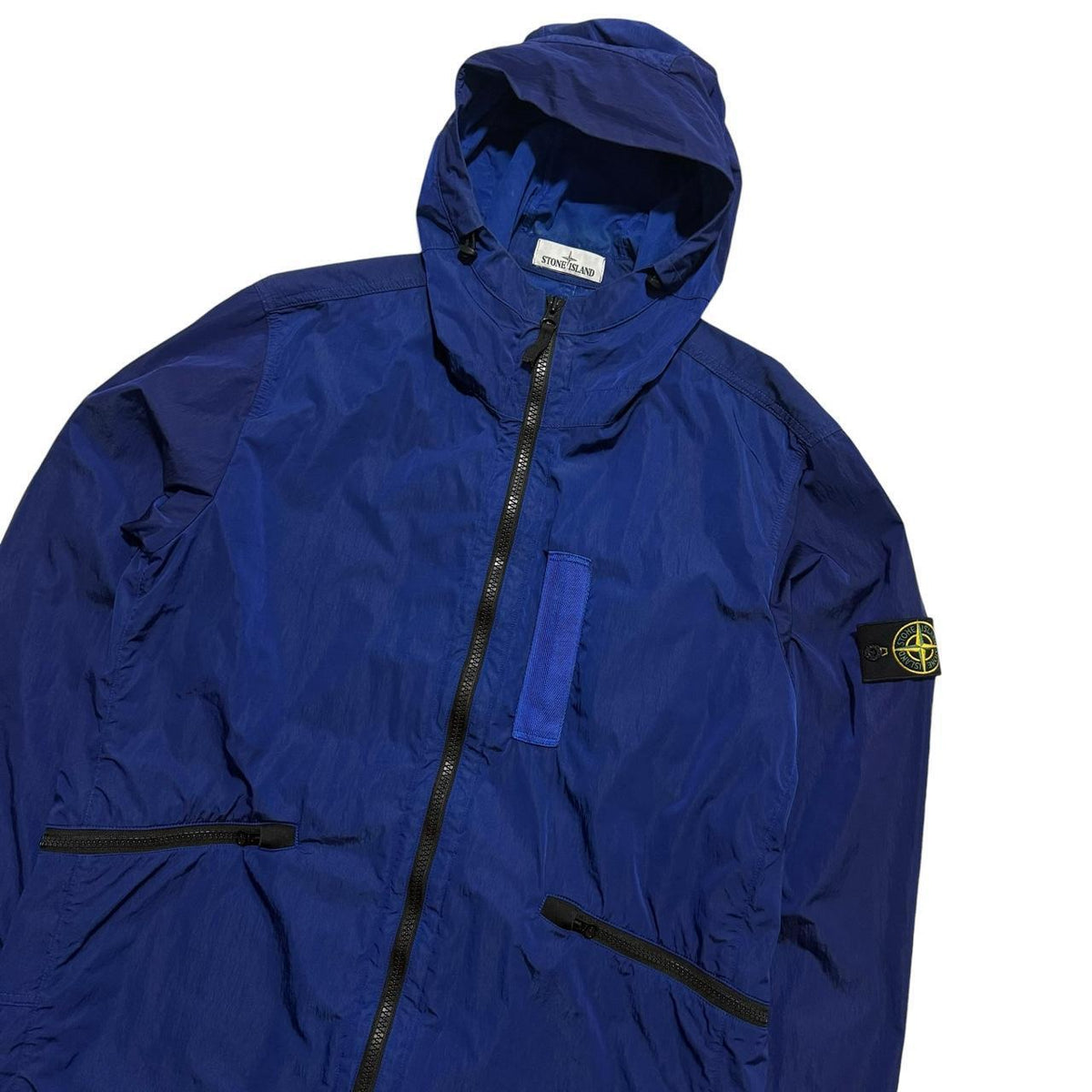 Stone Island Nylon Flock Jacket | XXL, Blue