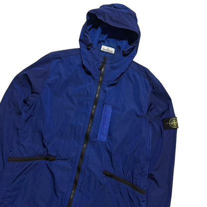 Stone Island Nylon Flock Jacket | XXL, Blue
