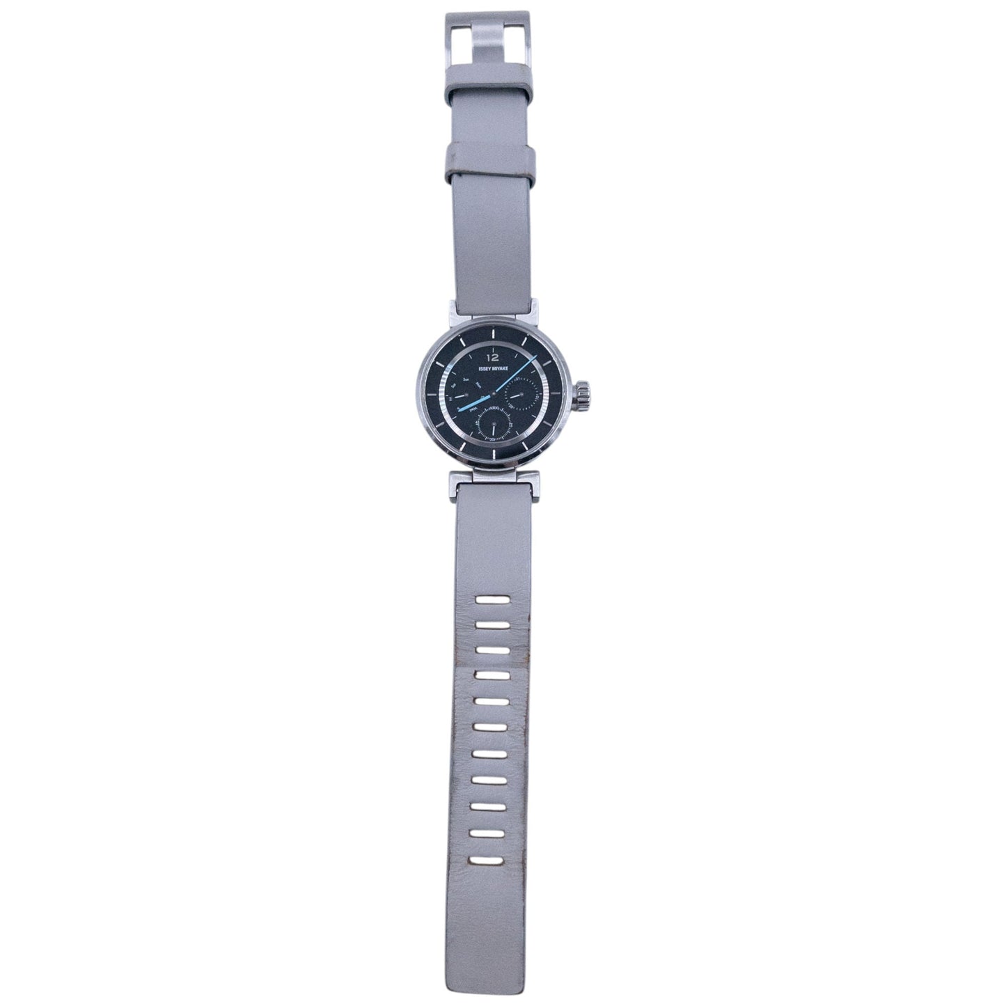 Issey Miyake Leather Watch | O/S, Black