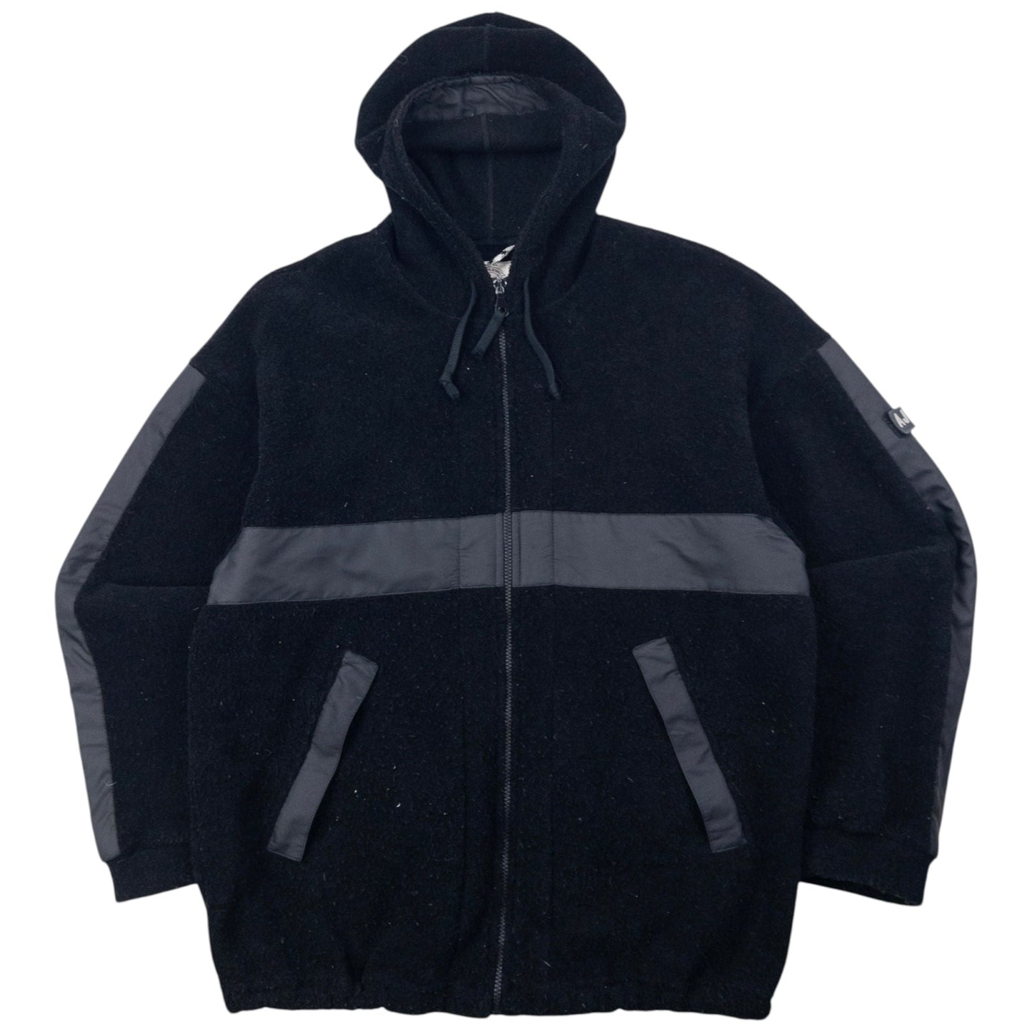 Vintage Armani Jeans Zip Up Fleece Jacket Size M