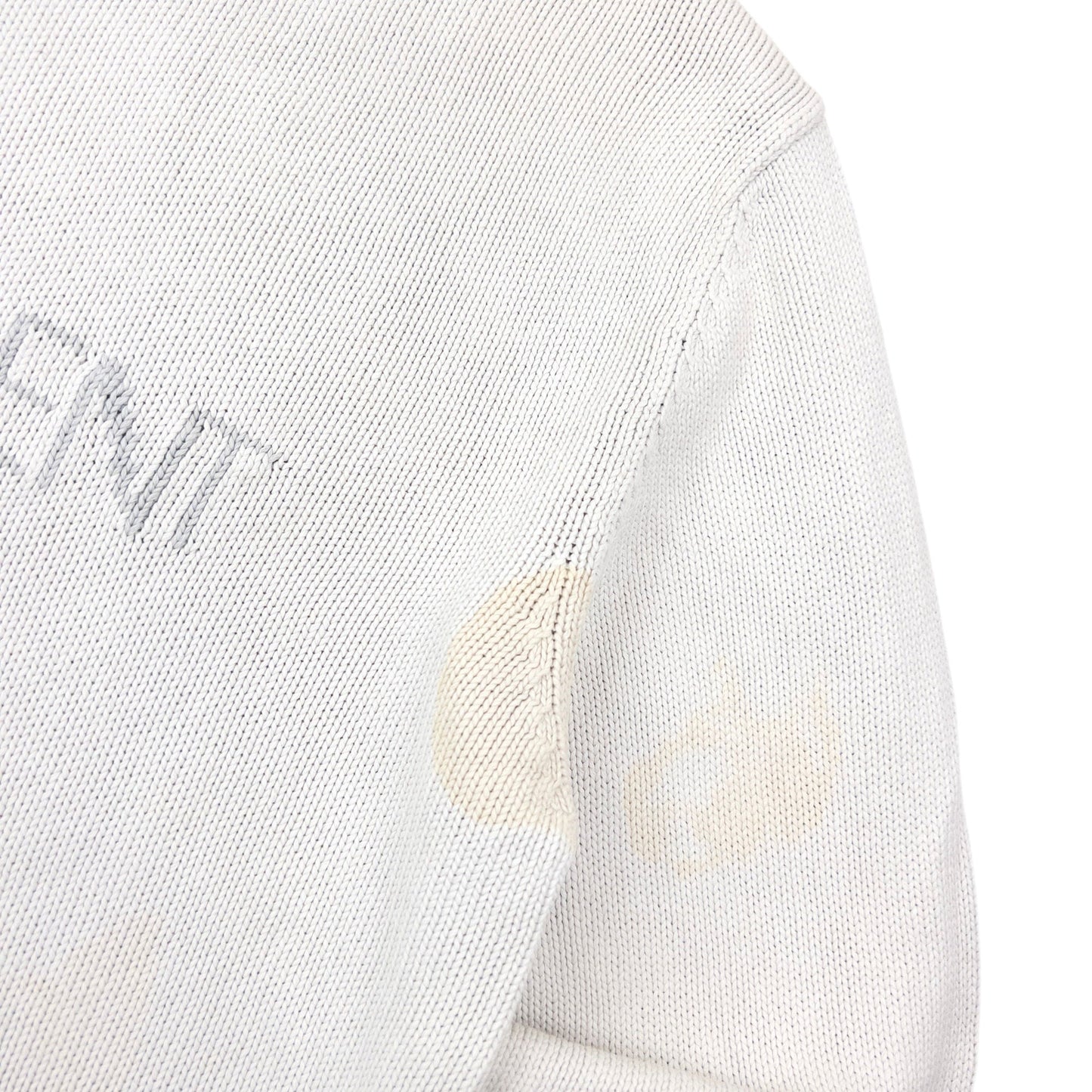 Vintage 2000s YSL Yves Saint Laurent Knit Jumper Size M | Medium, White