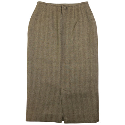 Vintage Jean Paul Gaultier Femme Wool Pencil Skirt Womens Size W24