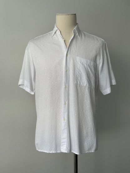 Vintage 2000s Cotton Short Sleeve Woven Shirt - S