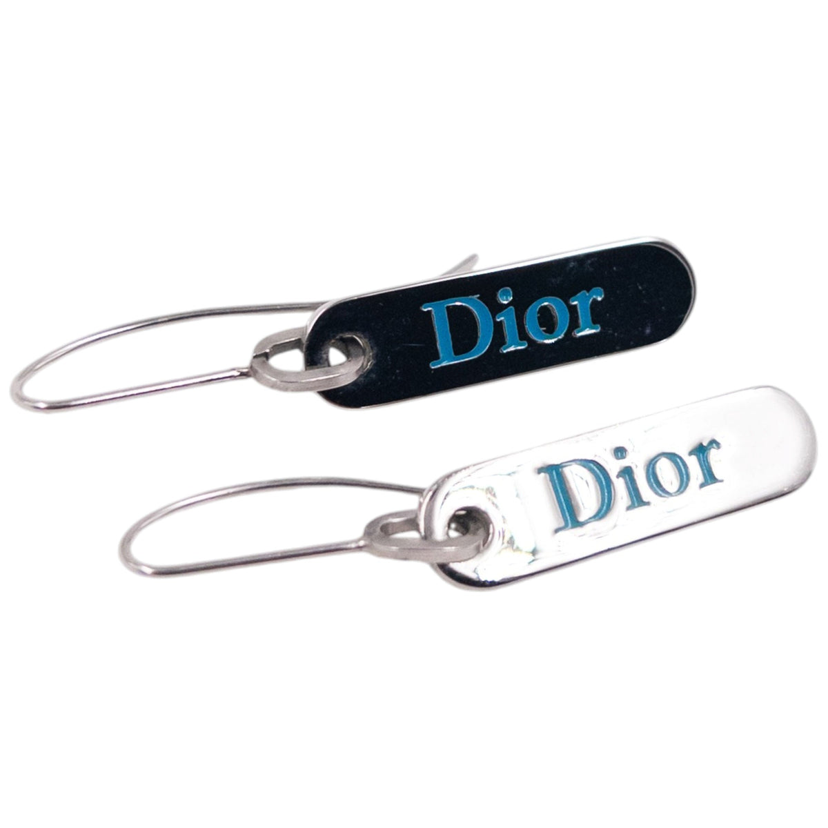 Vintage 2000s Dior By John Galliano Embossed Earrings | O/S, Multicoloured