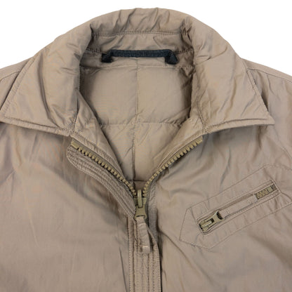 Vintage 2000s Armani Jeans Reversible Quilted Jacket Womens Size S | Small, Beige