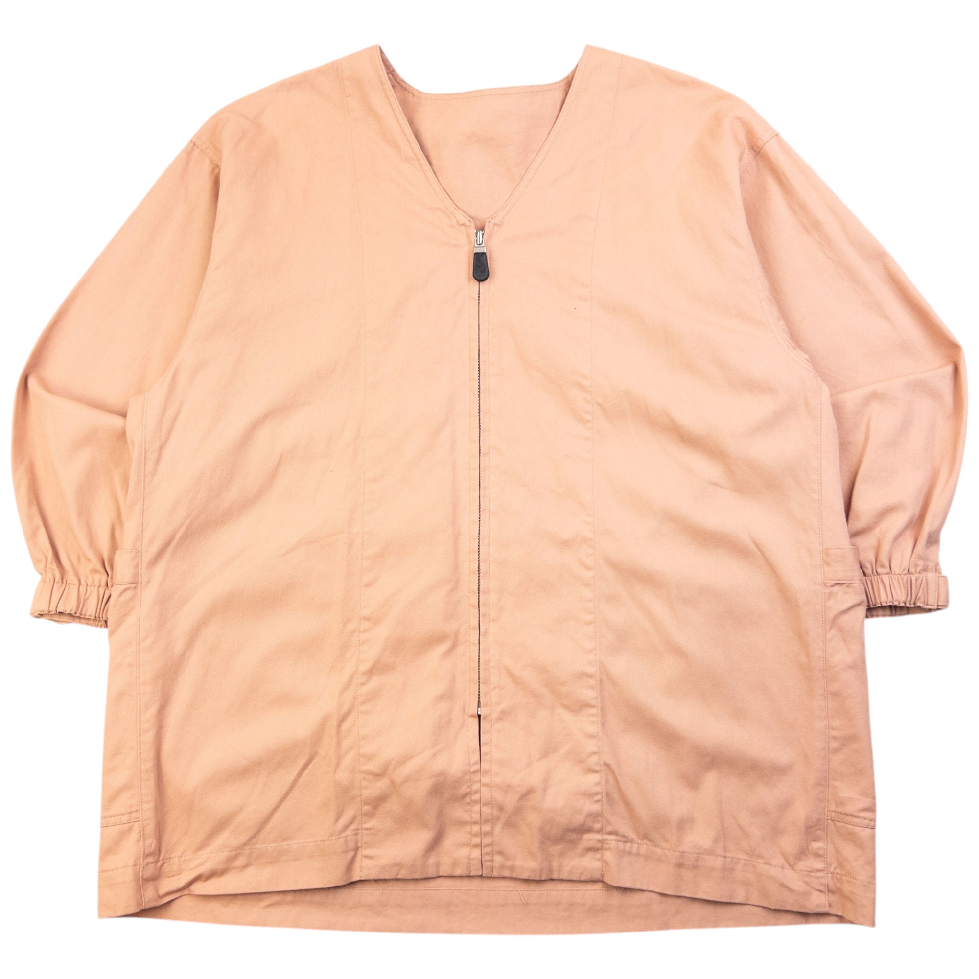 Vintage 90s Issey Miyake Zip Up Jacket Size L | Large, Orange