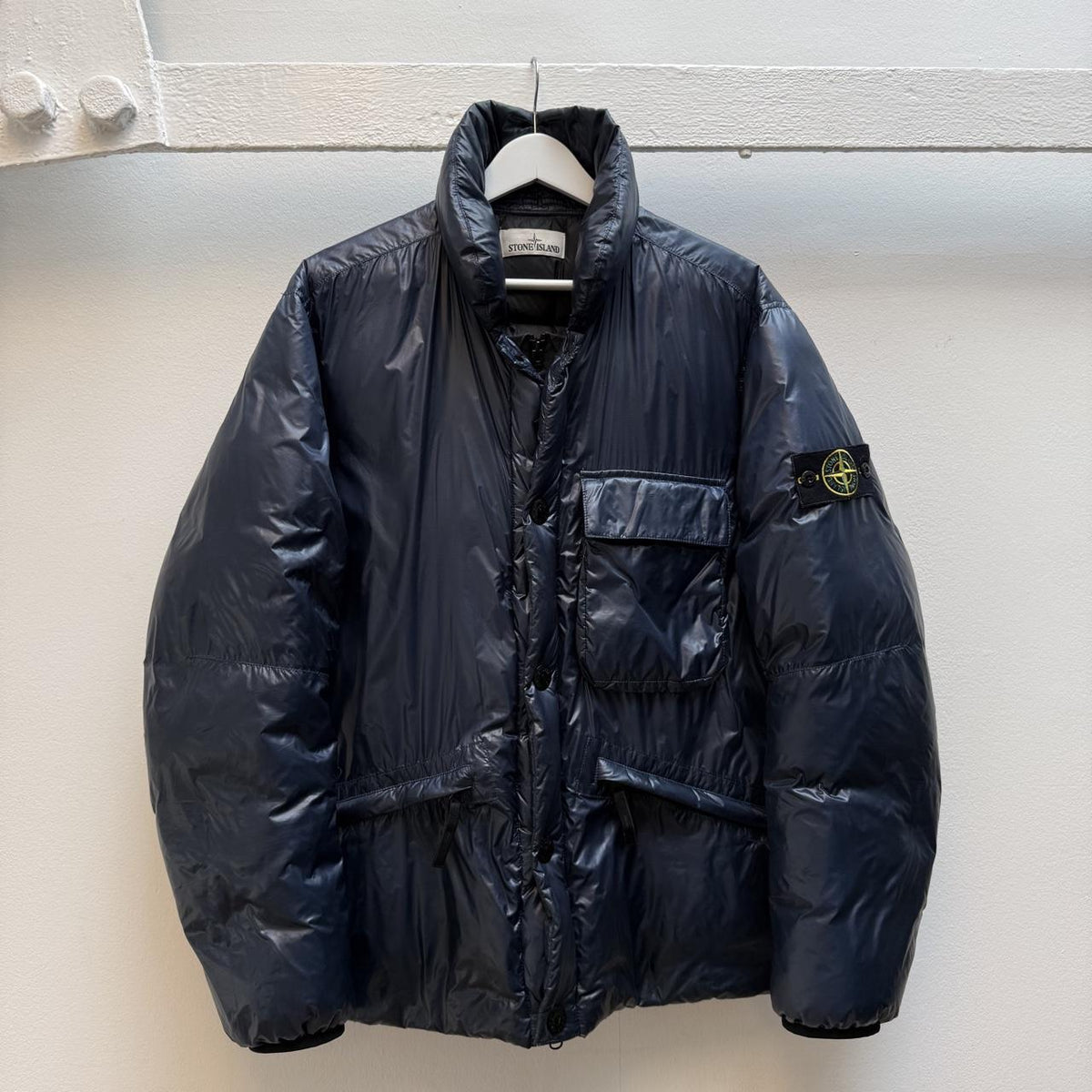 Stone Island Pertex Quantum Y Down Jacket | Large, Navy