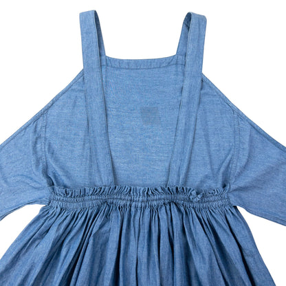 Vintage Issey Miyake I.S. Tie Back Apron Dress Womens Size S