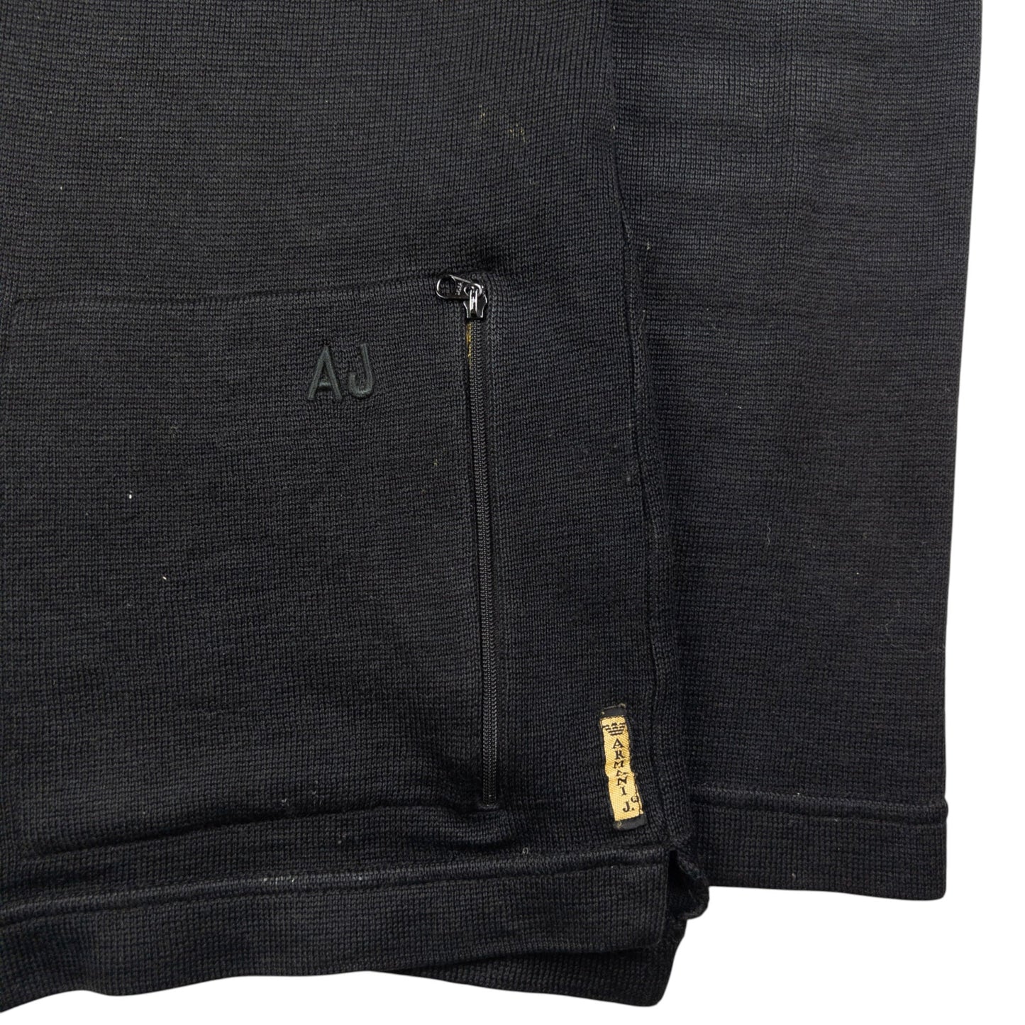 Vintage Armani Jeans Zip Up Jumper Size M