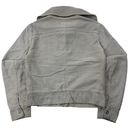 Vintage 2005 Maison Margiela MM6 High Collar Jacket Womens Size L | Large, Grey
