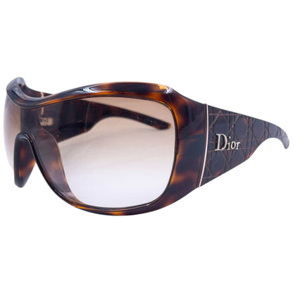 Vintage Dior Embossed Tortoise Shell Sunglasses