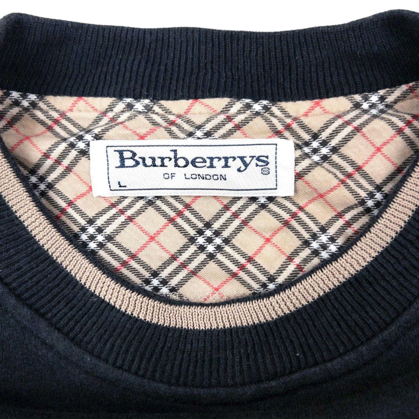 Vintage 90s Burberry Embroidered Sweatshirt Size L | Large, Multicoloured