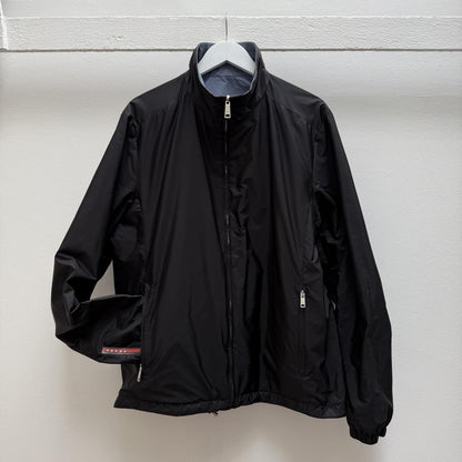 Prada Sport Reversible Nylon Jacket (XL) | Extra Large, Black, Grey