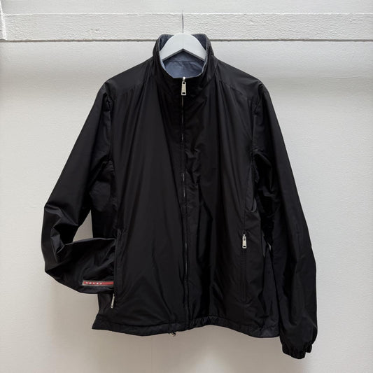 Prada Sport Reversible Nylon Jacket (XL) | Extra Large, Black, Grey