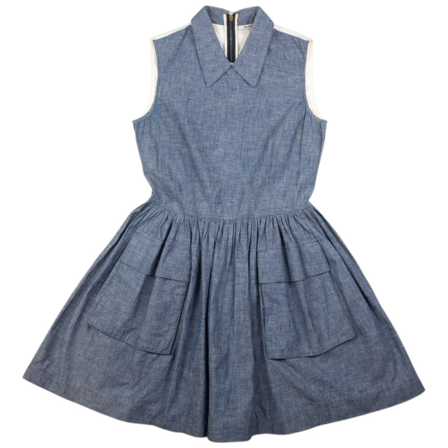 Vintage Miu Miu Collared Dress Womens Size M