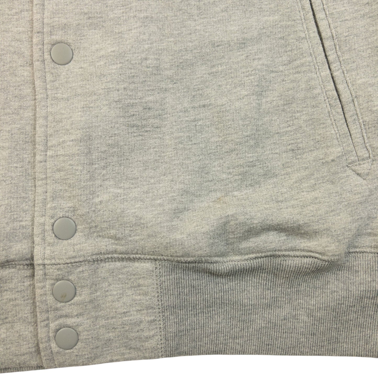 Vintage 2000s Stussy Varsity Button Up Jacket Size M | Medium, Grey
